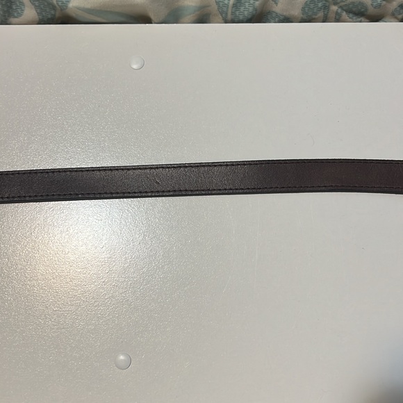 Dark Brown Genuine Leather Belt - Picture 4 of 9